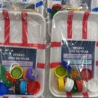 Jogo Da Velha Feito Com Materiais Recicláveis