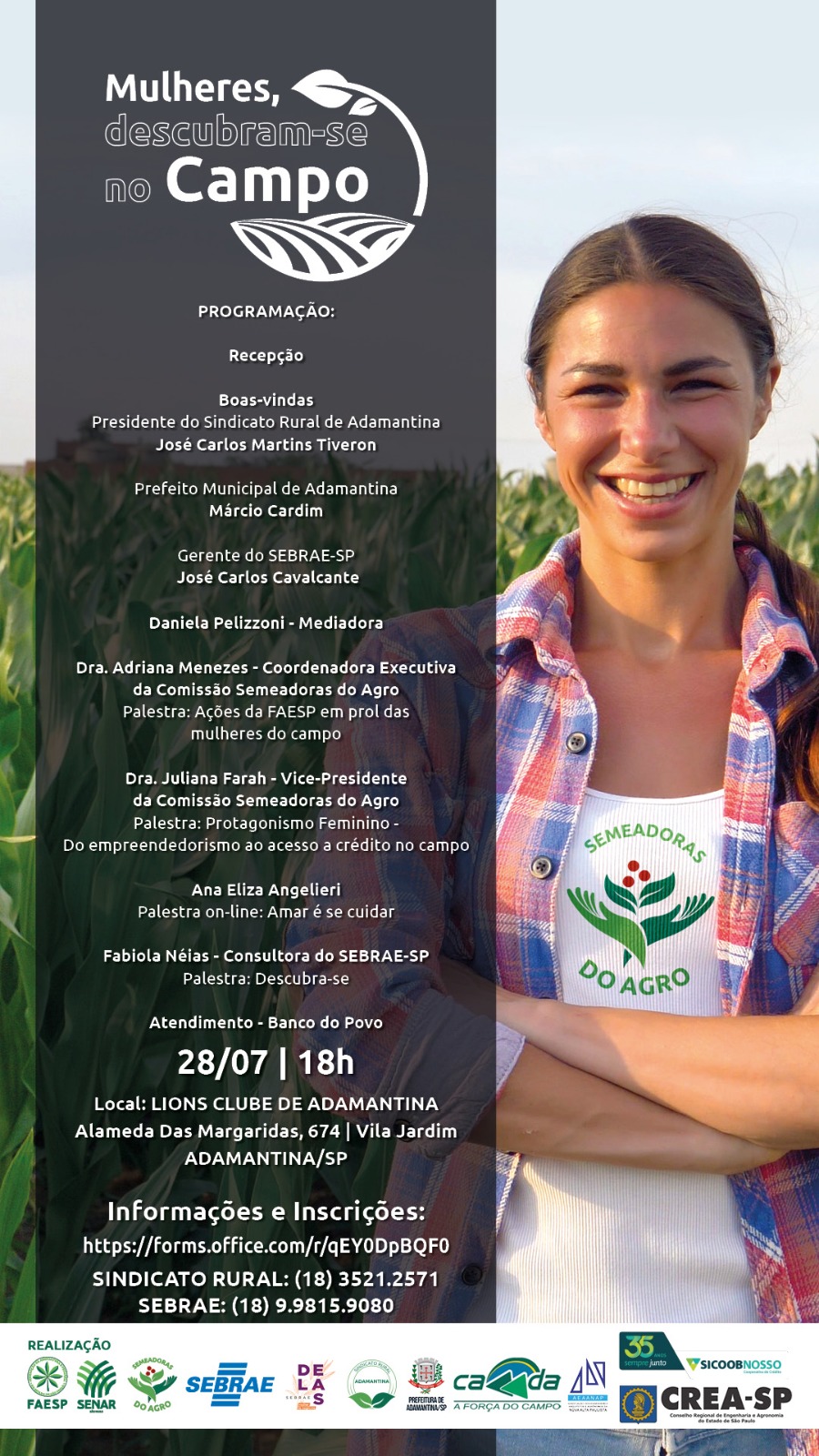 “Mulheres, Descubram-se no Campo”é tema de evento voltado para  empreendedoras do agronegócio