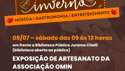 Agenda cultural tem início com Exposição de Artesanato da Associação OMIN