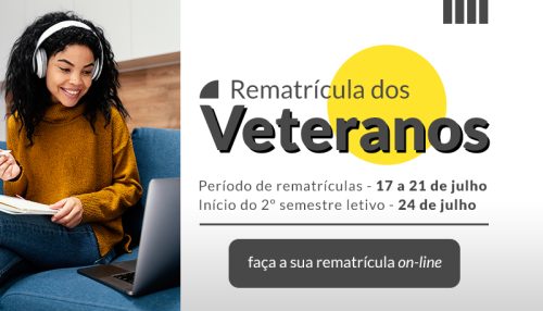 Centro Universitário abre período de matrículas  e rematrículas para o segundo semestre letivo