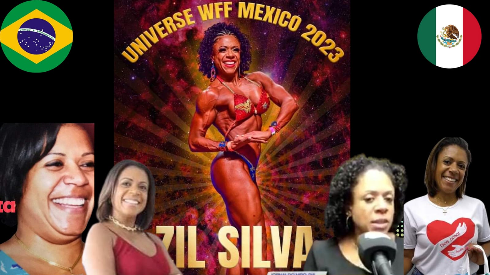 O palco tem limite, sua determinação não, voa vencedora, Zil Silva.