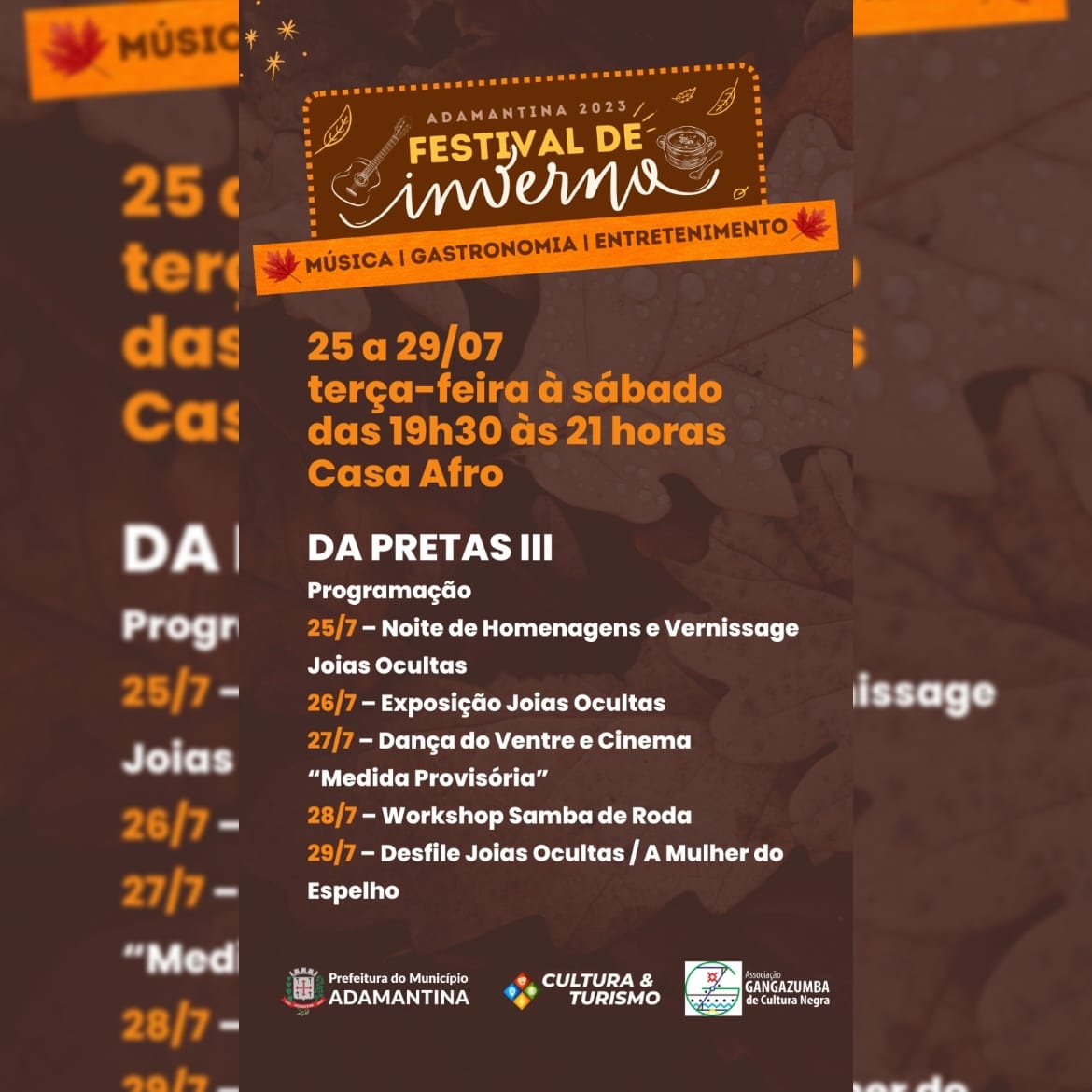 Dia Nacional de Tereza de Benguela e da Mulher Negra será Celebrado em Adamantina