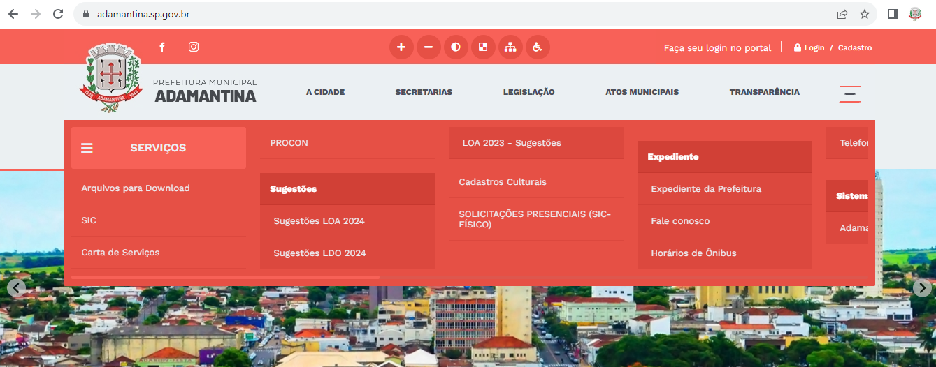 Prefeitura de Adamantina abre período para sugestões para a LOA 2024