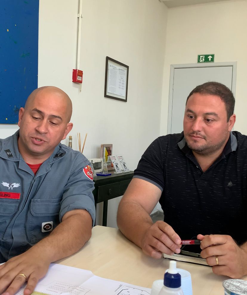 Comissão Organizadora da ExpoVerde realiza reunião com Pelotão do Corpo de Bombeiros