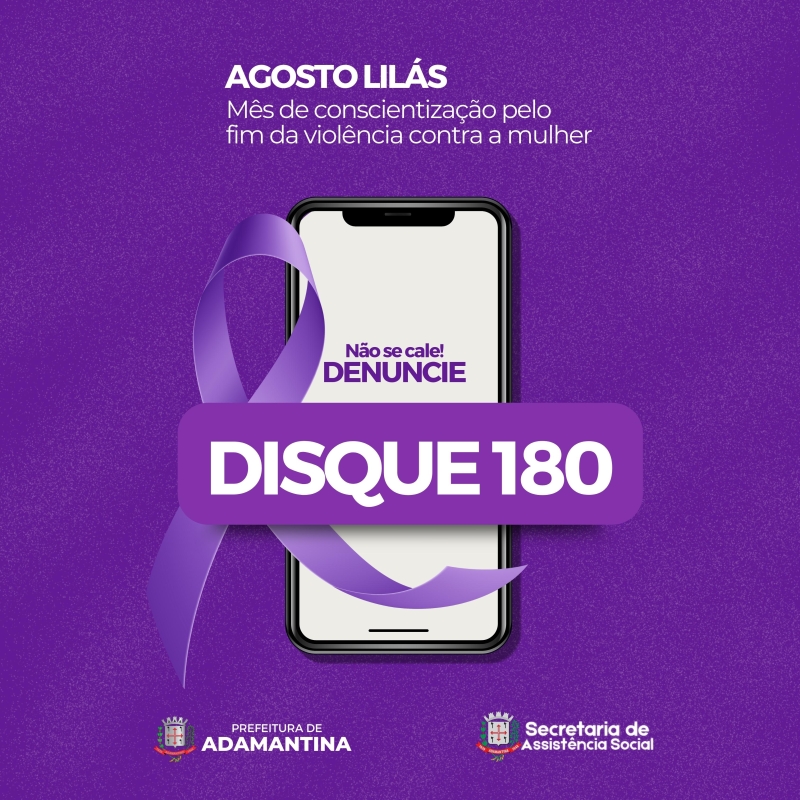 Secretaria de Assistência Social e parceiros promovem ações em meio ao agosto lilás