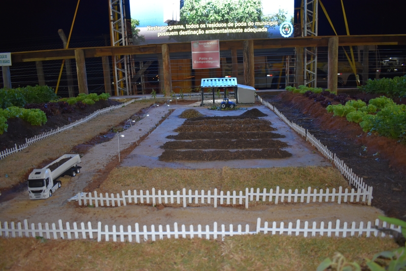 Maquete da ExpoVerde 2023 ilustrará as boas práticas agrícolas e ambientais relacionada a lei n° 4.087 que concede o Título de Produtor Rural Resiliente