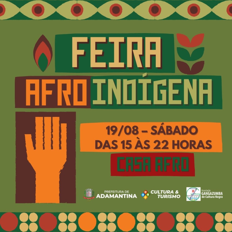 Oficina de iniciação teatral e Feira Afro-Indígena movimentam o final de semana em Adamantina