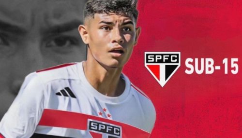 Aos 15 anos, zagueiro adamantinense é contratado para elenco de base do São Paulo FC