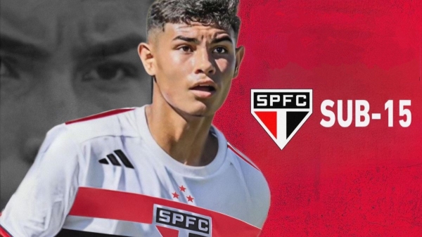 Aos 15 anos, zagueiro adamantinense é contratado para elenco de base do São Paulo FC