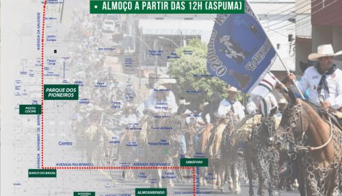 Comissão organizadora da Cavalgada do Bem divulga percurso