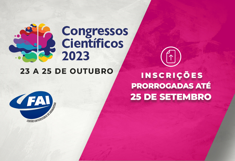 Congressos Científicos 2023 têm inscrições prorrogadas