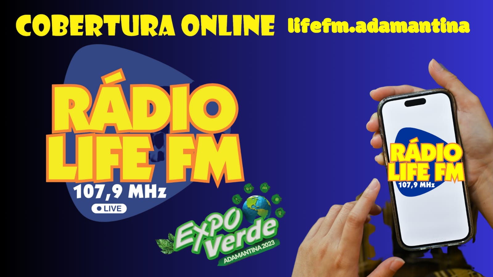 Life FM faz a cobertura online da Expo Verde 2023.