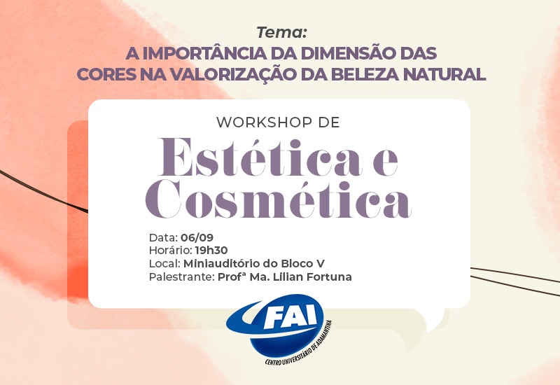 Workshop de Estética aborda a importância das cores na valorização da beleza natural