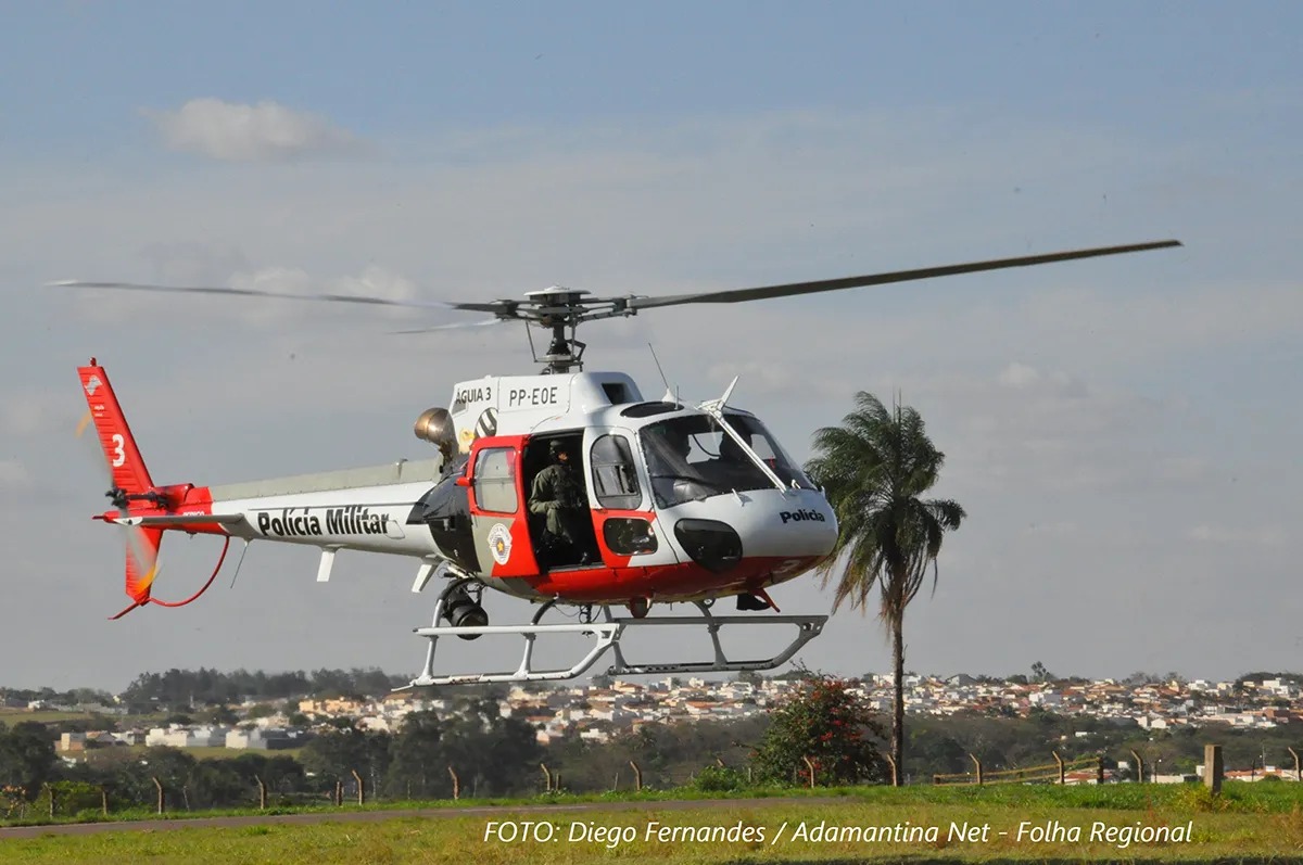 Chegando para a Expo Verde, Águia atua na prisão de dois homens em Adamantina