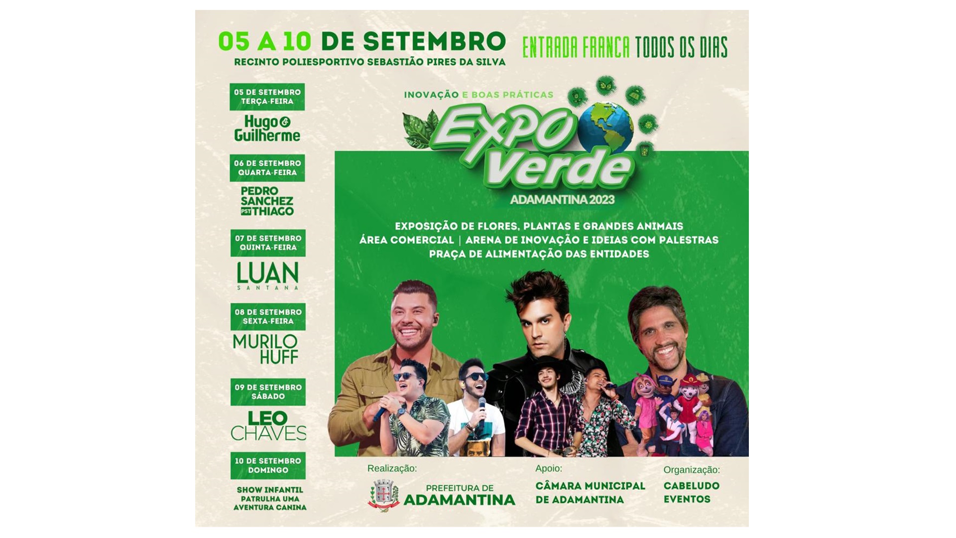 ExpoVerde 2023 tem início nesta terça-feira(5)