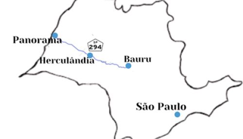 Representação visual da SP-294, antes da duplicação:  memória e registros da paisagem regional