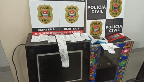 Máquinas caça-níqueis e do jogo do bicho são apreendidas em bar