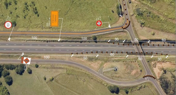 Elevação de viaduto muda tráfego em Flórida Paulista