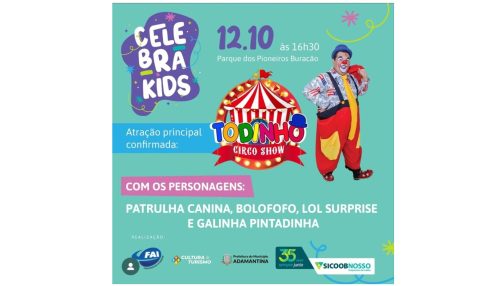 Celebra Kids comemora Dia das Crianças em Adamantina
