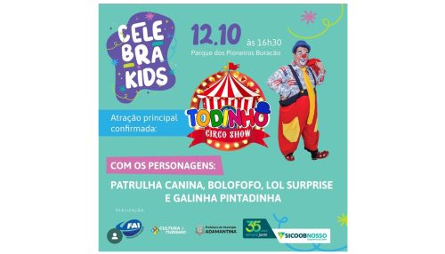 Comemoração do Dia das Crianças em Adamantina traz diversas atividades