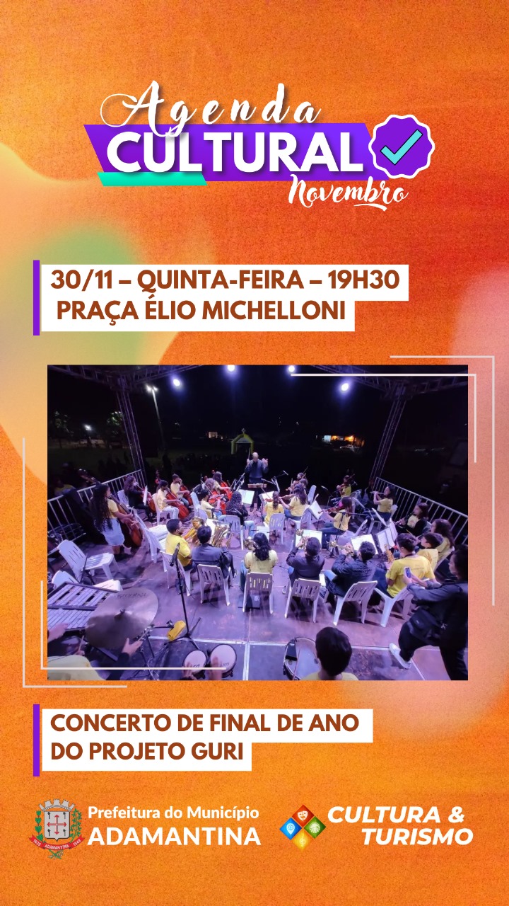 Projeto Guri de Adamantina promove concerto de final de ano