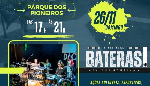 Domingo no Parque terá o II Bateras in Adamantina