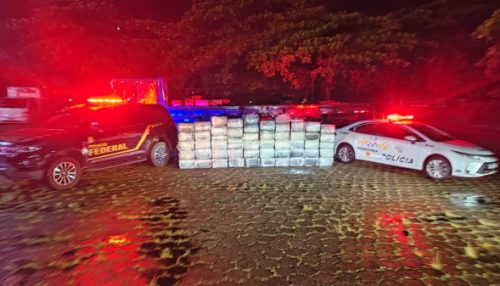 PM Rodoviária apreende carregamento com mais de 1.300 quilos de maconha em Adamantina