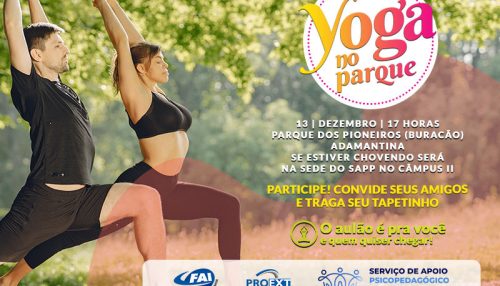 SAPP promove aulão de yoga no Parque dos Pioneiros