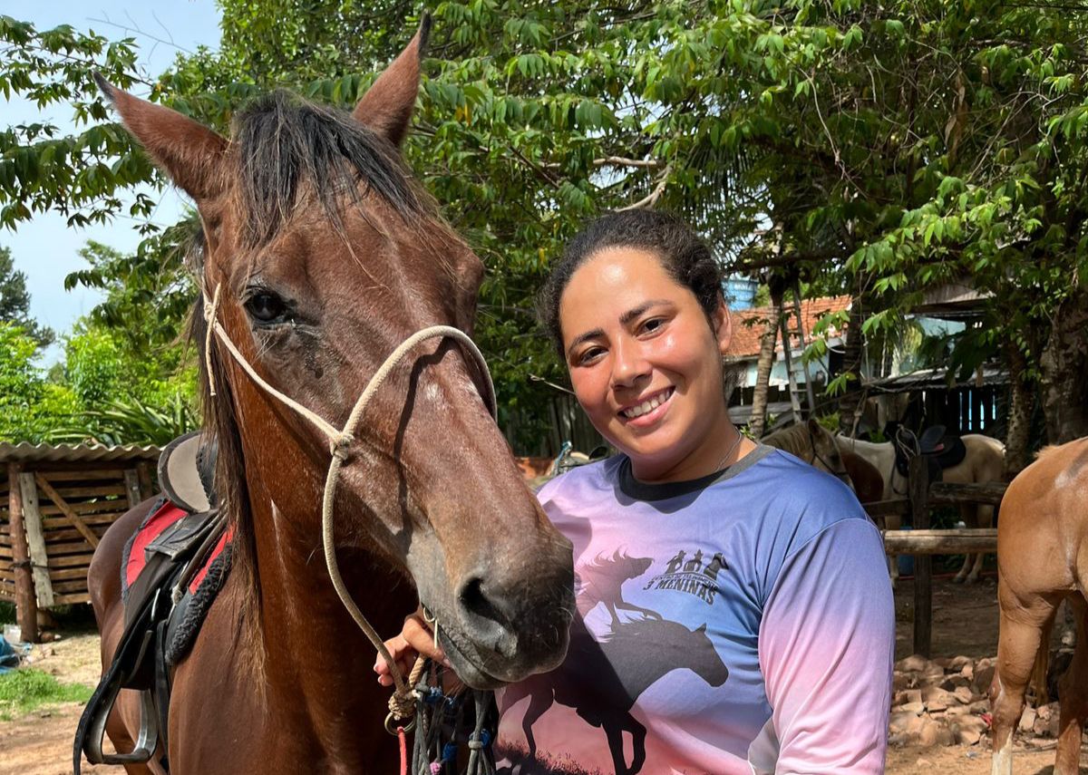 Prova de 3 Tambores e confraternização - marcam eventos no Centro Treinamento 3 meninas.