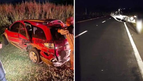 Família de Bastos é vítima de acidente na Rodovia Comandante João Ribeiro de Barros, em Tupã