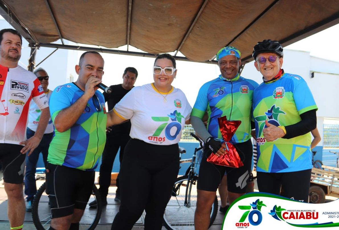 Caiabu celebra 70 anos com pedalada solidária