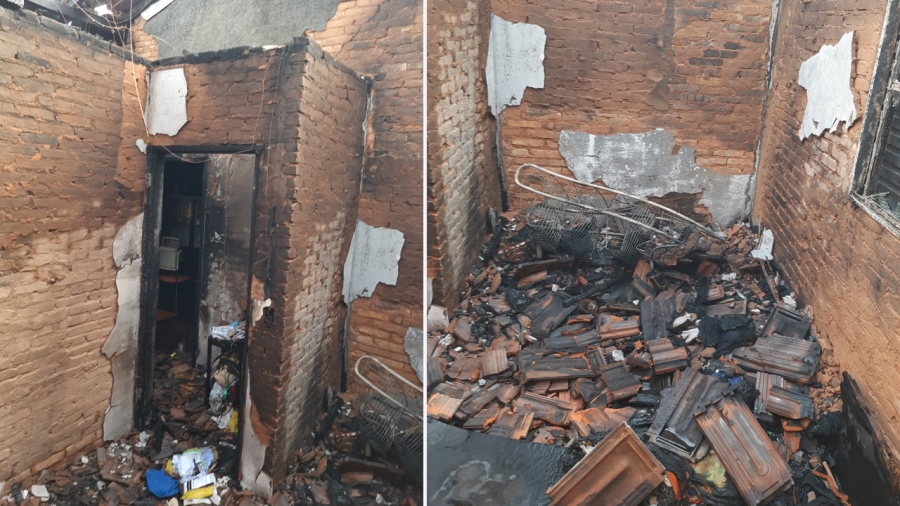 Briga familiar termina em incêndio com duas pessoas feridas em Tupã