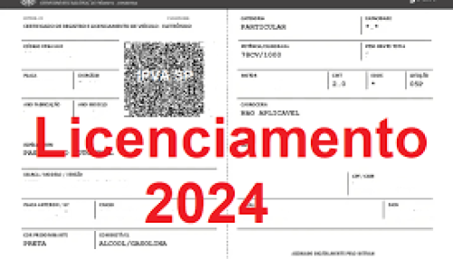 Detran-SP divulga calendário de licenciamento para 2024