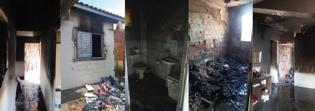 Homem é preso em Lucélia após incendiar casa da ex-cunhada