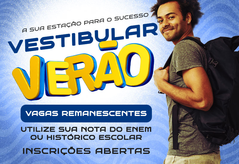 Centro Universitário abre inscrições de processo seletivo para vagas remanescentes nos cursos de graduação