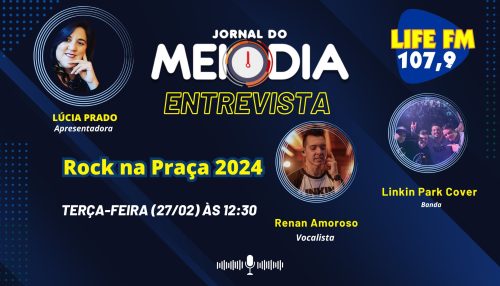 Vocalista da Banda “ Link Park  Cover ”, fala sobre trajetória   de sucesso de sua banda.
