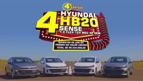 Morador de Flórida Paulista ganha quatro HB20 em sorteio do SPCAP; prêmios somam R$ 334 mil