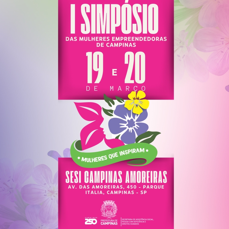 Empreendedoras participarão de simpósio na cidade de Campinas