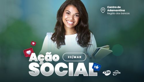 Centro Universitário realiza a primeira edição  da Ação Social do ano neste sábado