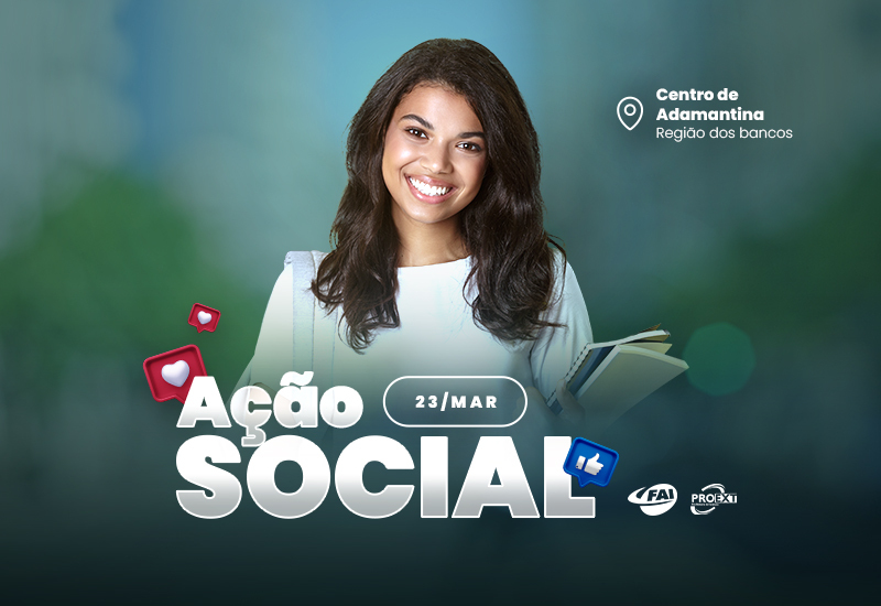 Centro Universitário realiza a primeira edição  da Ação Social do ano neste sábado