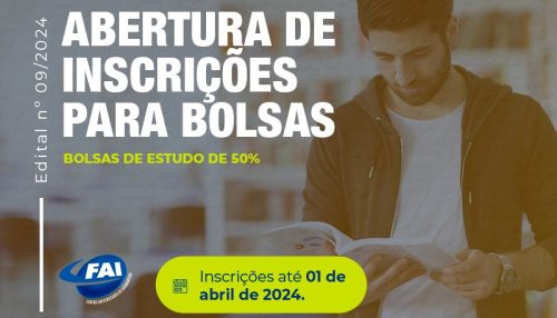 Centro Universitário abre inscrições para bolsas de 50% até o dia 1º de abril