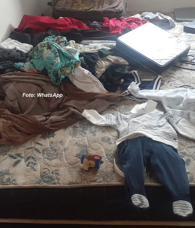 Cena de um crime: morte de bebê revolta moradores em Marília