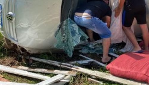 Motorista morre e outras três pessoas ficam feridas em acidente de trânsito em trecho de estrada vicinal em Tupi Paulista