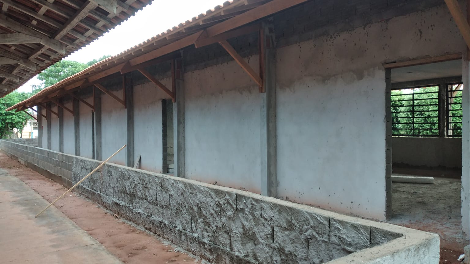 Obras na EMEF Teruyo Kikuta para ensino integral atinge 70%