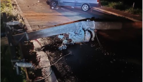 Em quatro meses, Energisa contabiliza 51 batidas contra postes na região