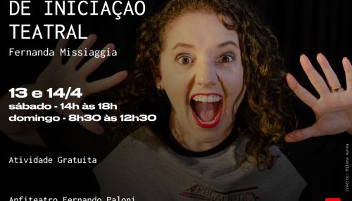 Adamantina recebe Oficina de Iniciação Teatral