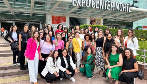 Alunos do Centro Universitário participam de visita técnica à Feira de Beleza, Saúde e Bem-Estar (Estética In), em São Paulo
