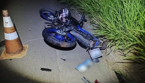 Motociclista morre após acidente de trânsito na Rodovia