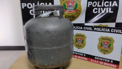 Homem furta botijão de gás e dono do item acaba preso por dever pensão alimentícia