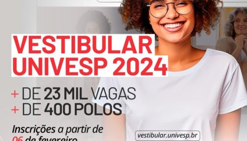 Inscrições para o vestibular da Univesp estão abertas até a próxima semana